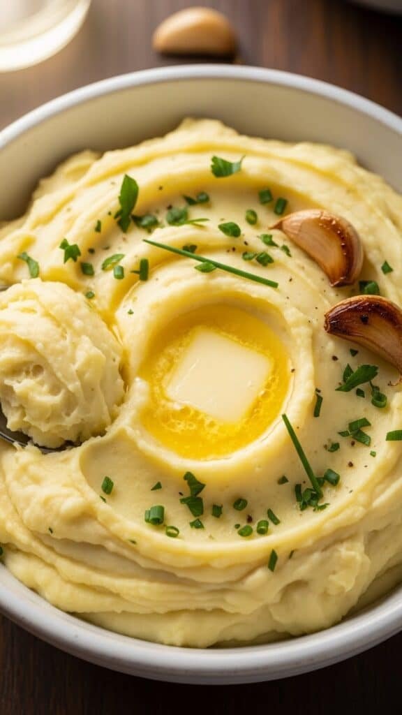 Garlic-Infused Creamy Mashed Potatoes