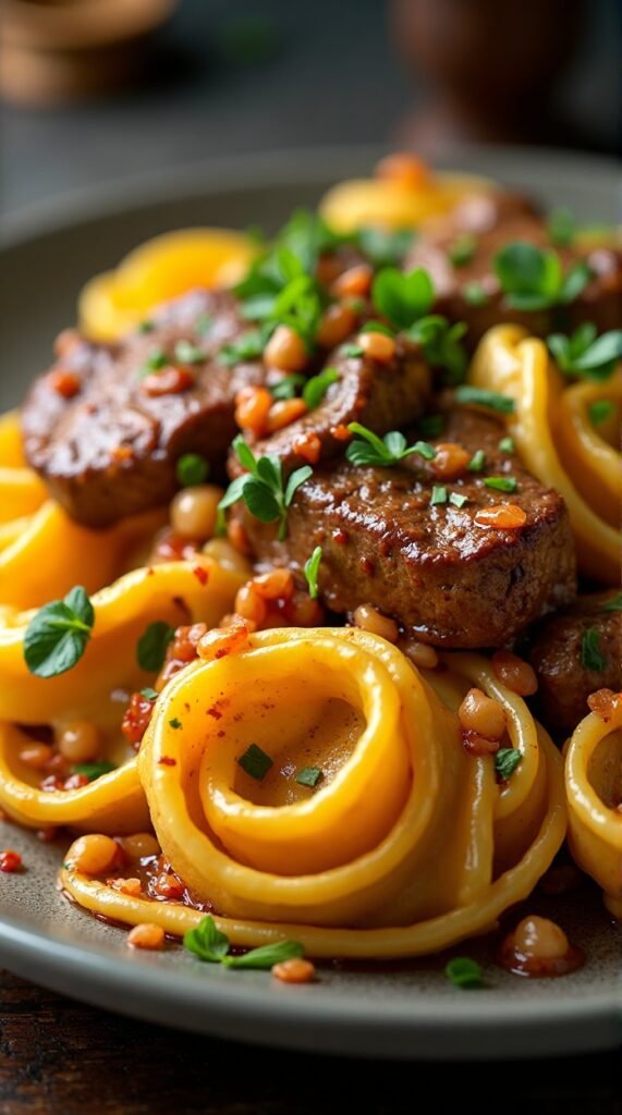 Garlic Steak Tortellini
