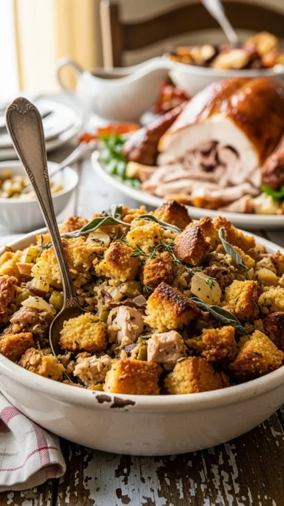 Grandma’s Turkey Drippings Stuffing