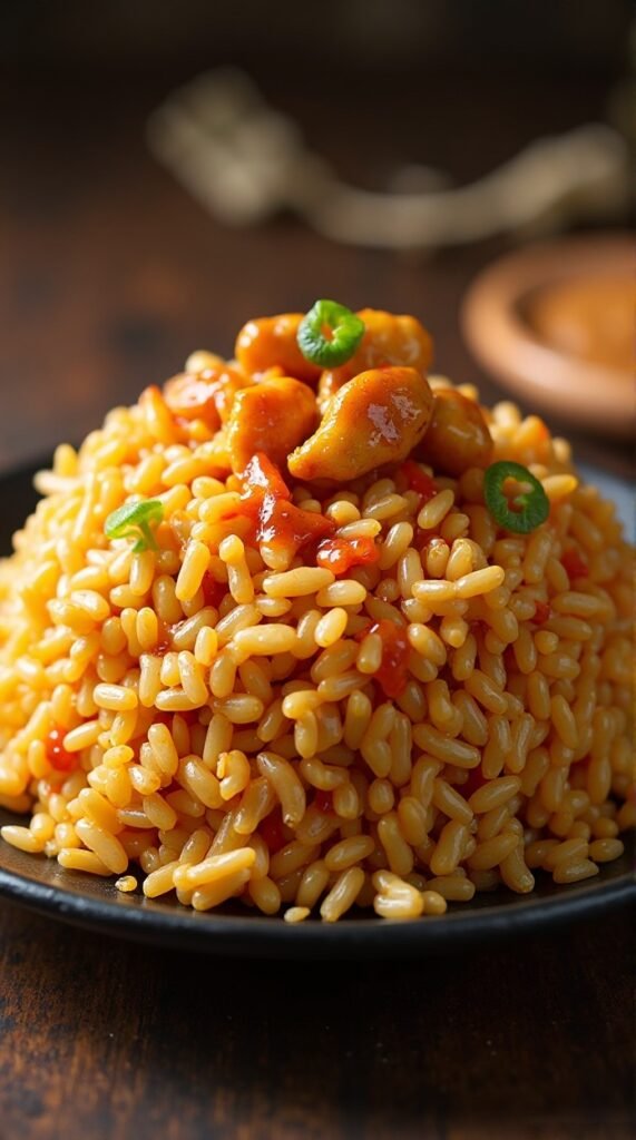 Honey BBQ Chicken Rice