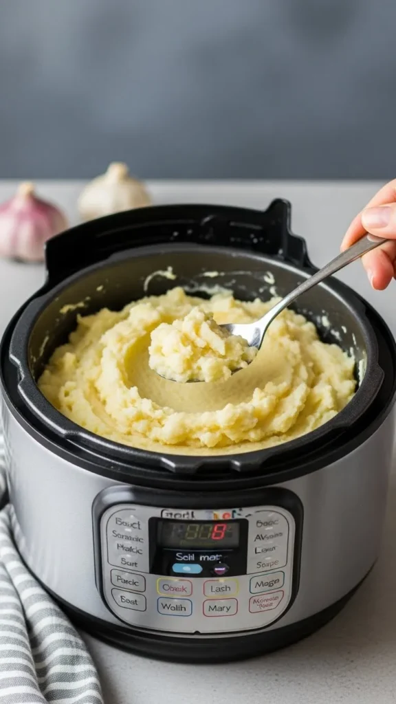 Instant Pot Quick Garlic Mash