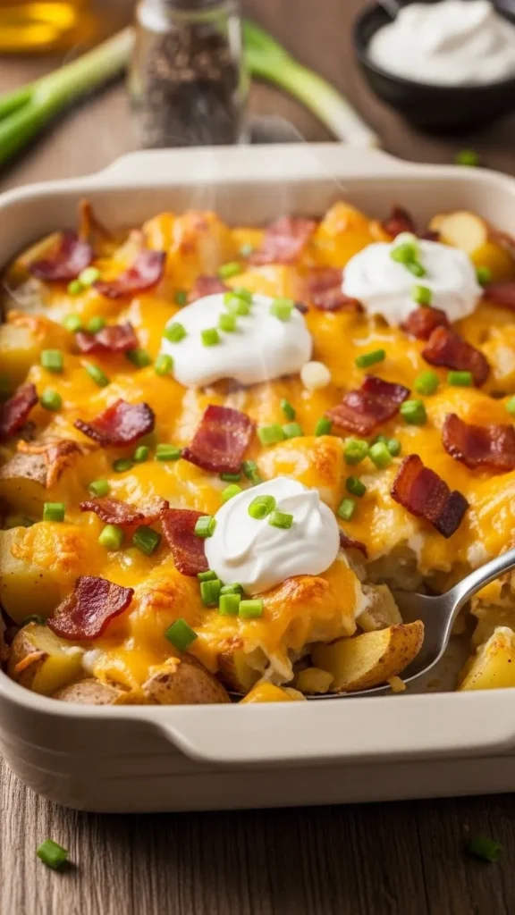 Loaded Baked Potato Casserole