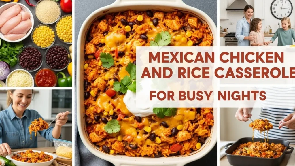 Mexican Chicken and Rice Casserole for Busy Nights Recipe