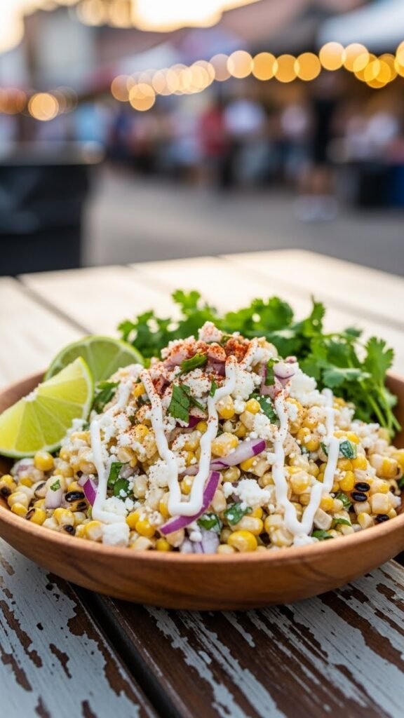 Mexican Street Corn Salad (Elote Style)