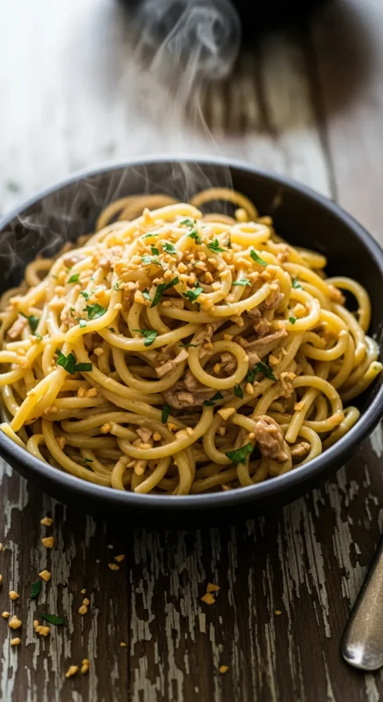 One Pot Creamy Garlic Pasta Recipe