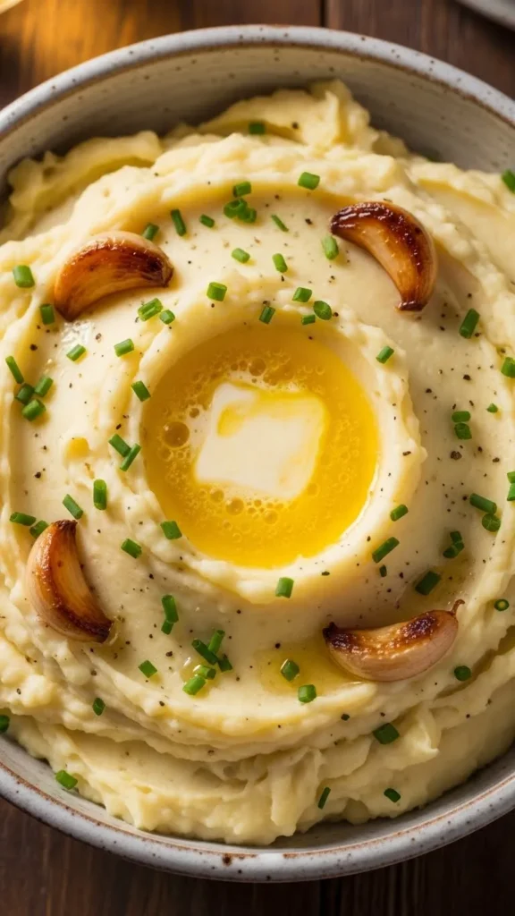 Roasted Garlic Dream Mashed Potatoes
