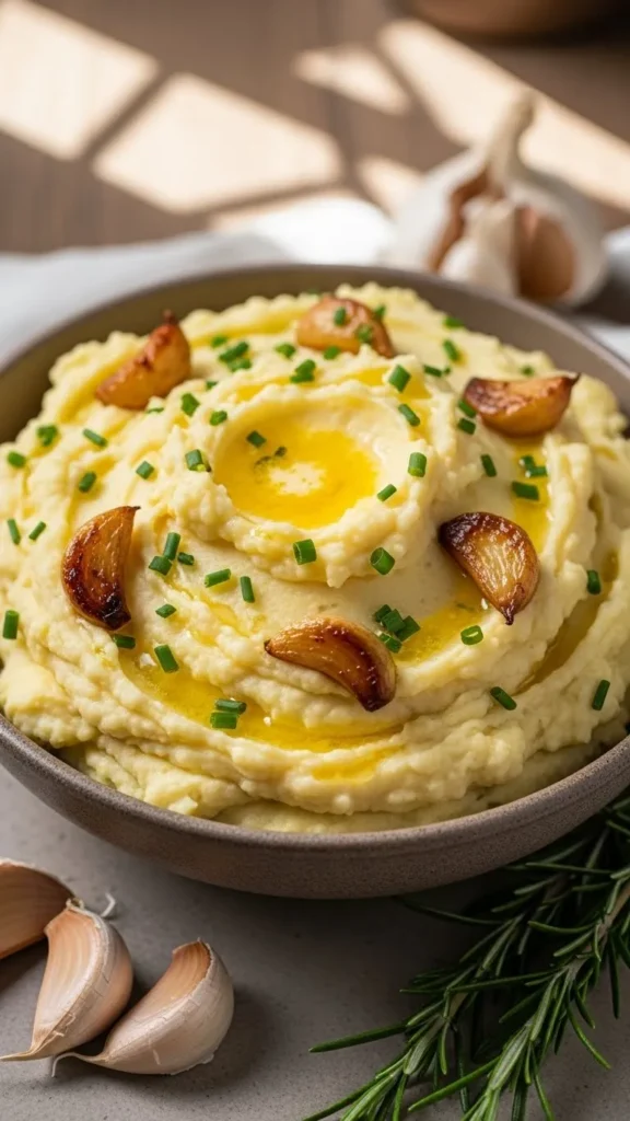 Roasted Garlic Mashed Potatoes