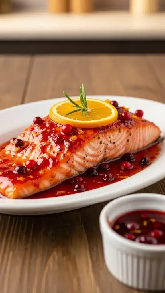 Salmon Cranberry Orange Glaze 