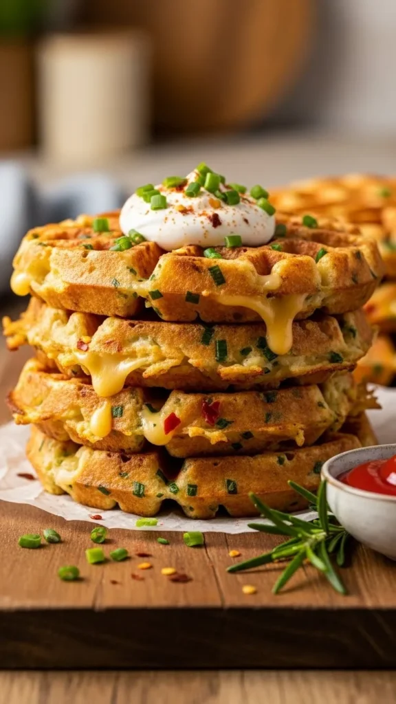 Savory Potato Waffles