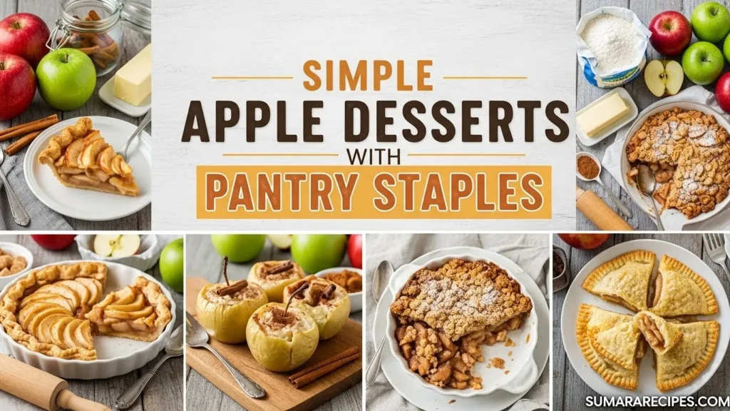 Simple Apple Desserts with Pantry Staples