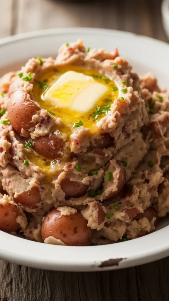 Skin-On Rustic Red Mashed Potatoes