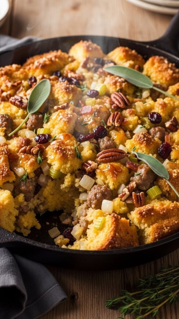 Southern-Style Cornbread Stuffing with a Twist