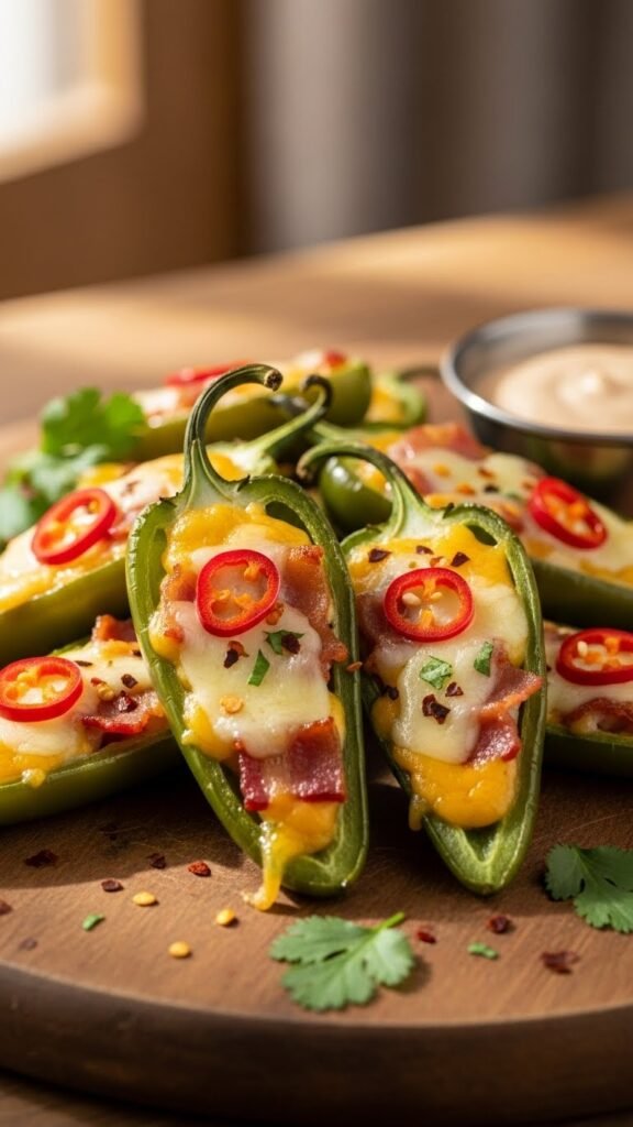 Spicy Jalapeño Poppers