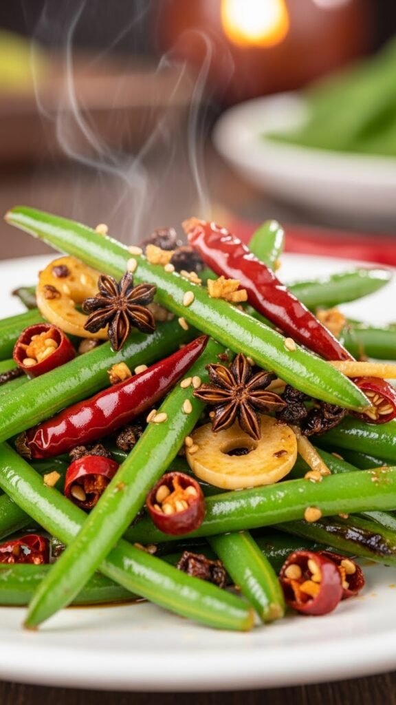 Spicy Szechuan Green Beans