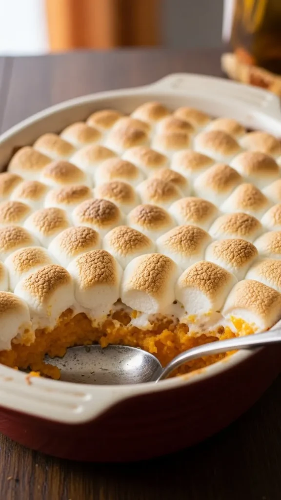 Sweet Potato Casserole with Marshmallows