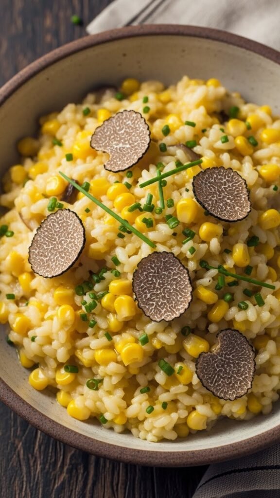 Truffle Corn Risotto