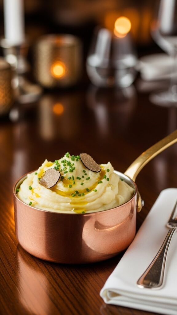 Truffle Oil Mashed Potatoes for Fancy Feels