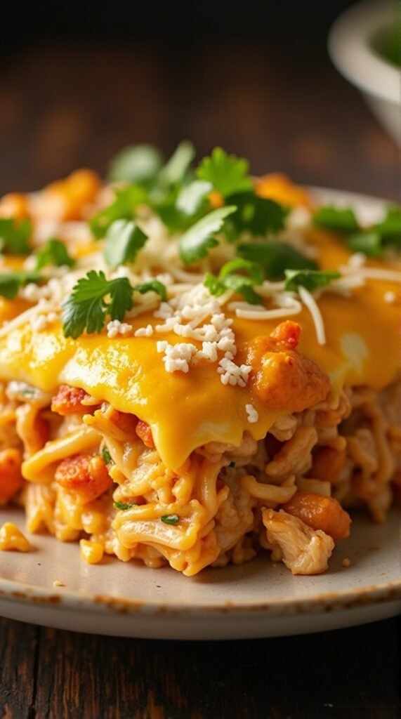 white chicken enchilada casserole