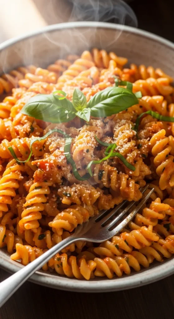 Creamy Tomato Garlic Pasta Recipe