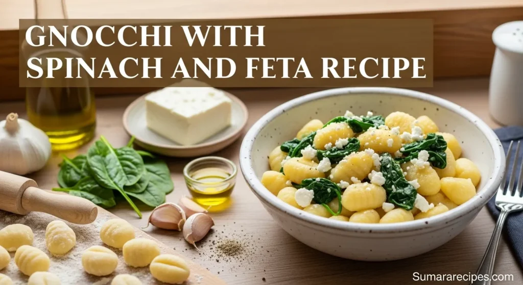 Gnocchi with Spinach and Feta Recipe