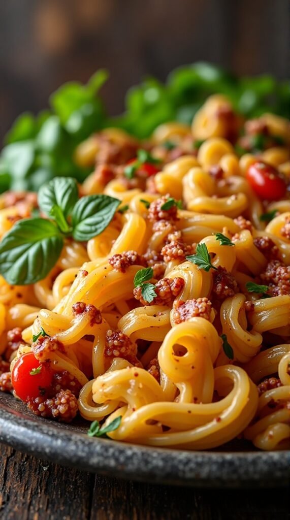 Ground Turkey Pasta