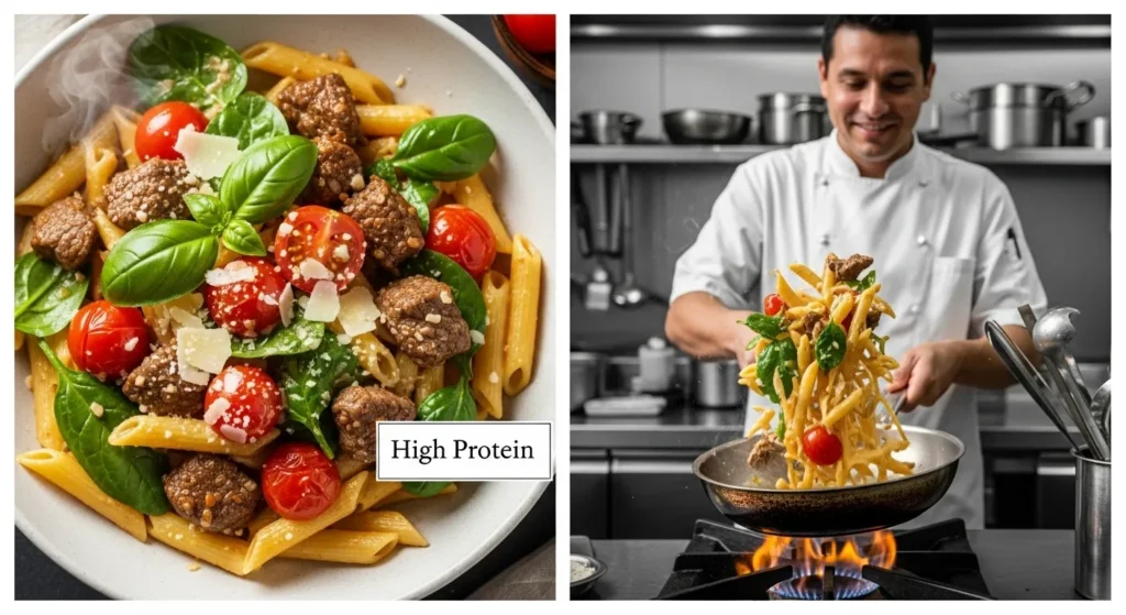High Protein Beef Pasta Recipe