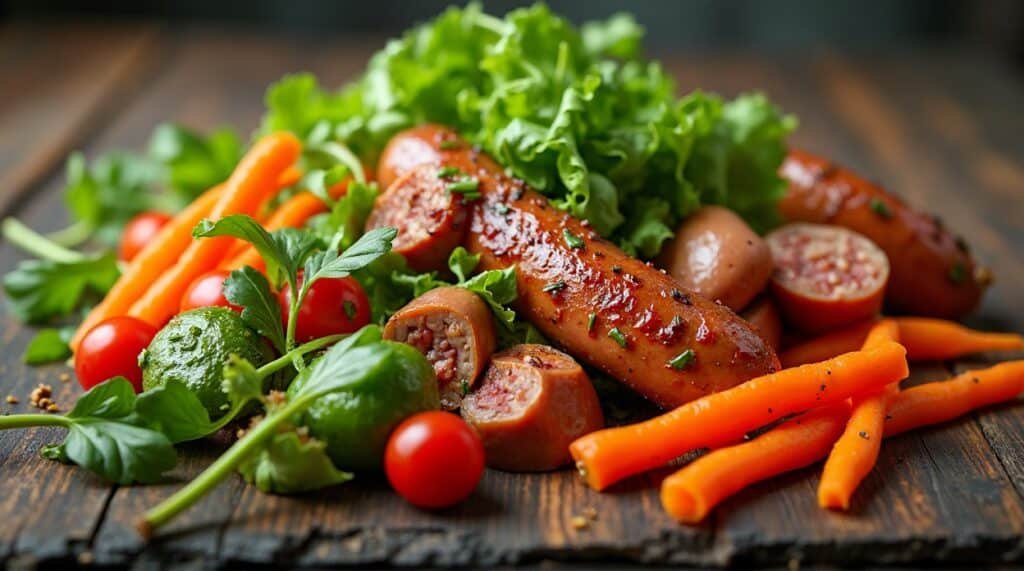 Keto Veggies with Sausage Recipe