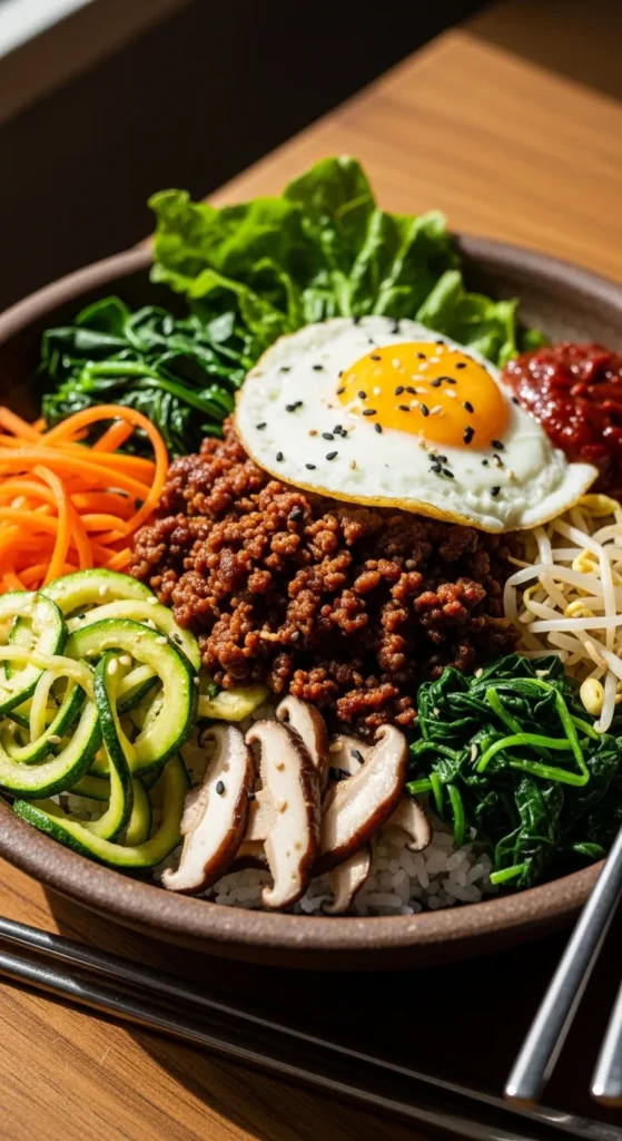 Korean Ground Beef Bowl Recipe