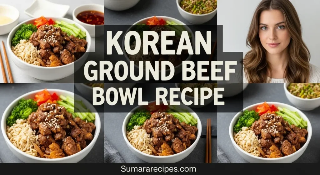 Korean Ground Beef Bowl Recipe