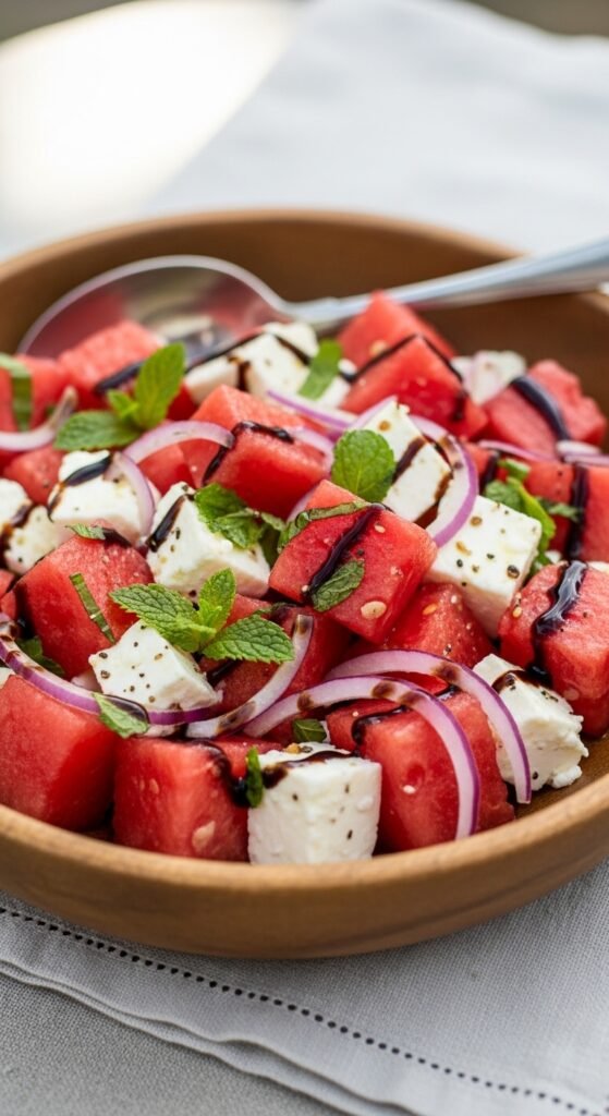 5-Ingredient Watermelon Feta Salad