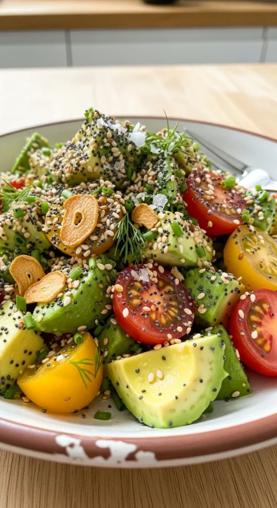 Avocado & Tomato "Everything" Salad