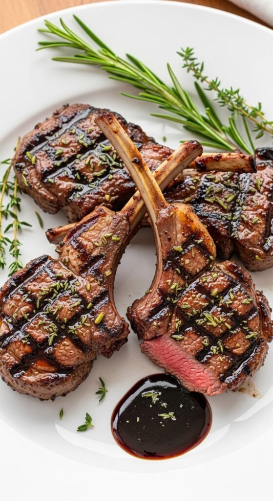 Balsamic Herb Lamb Chops