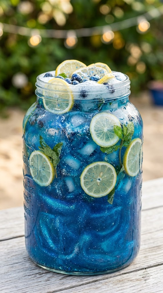 Blue Mermaid Magic Lemonade