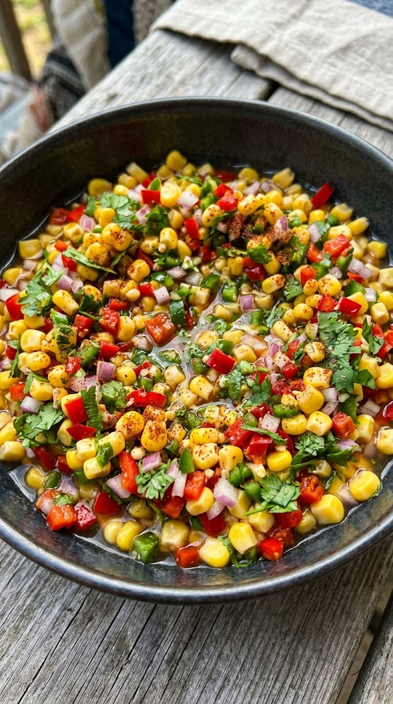 Bold Red Chili and Sweet Corn Salsa