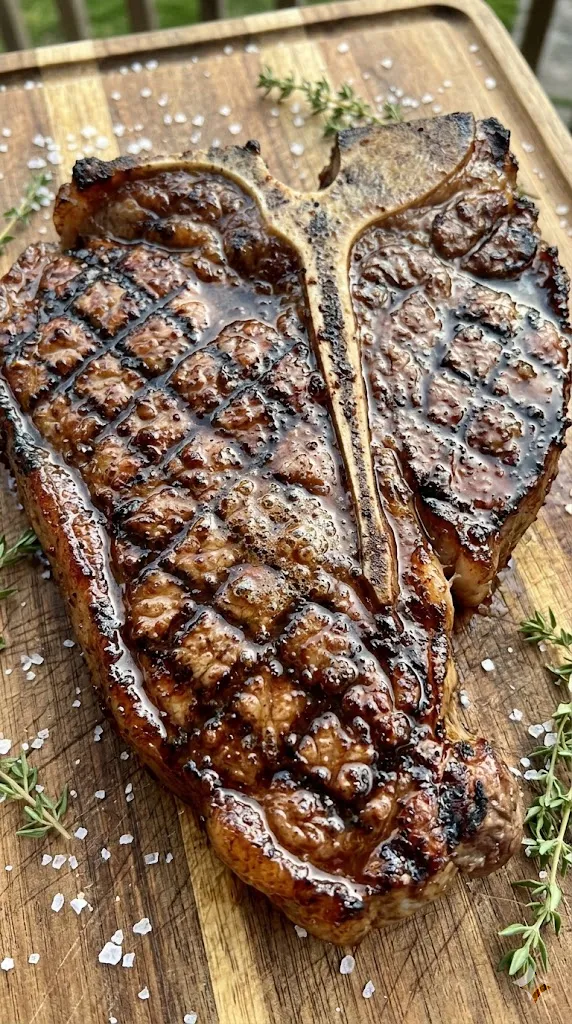 Brown Sugar & Bourbon Glazed T-Bone Steak