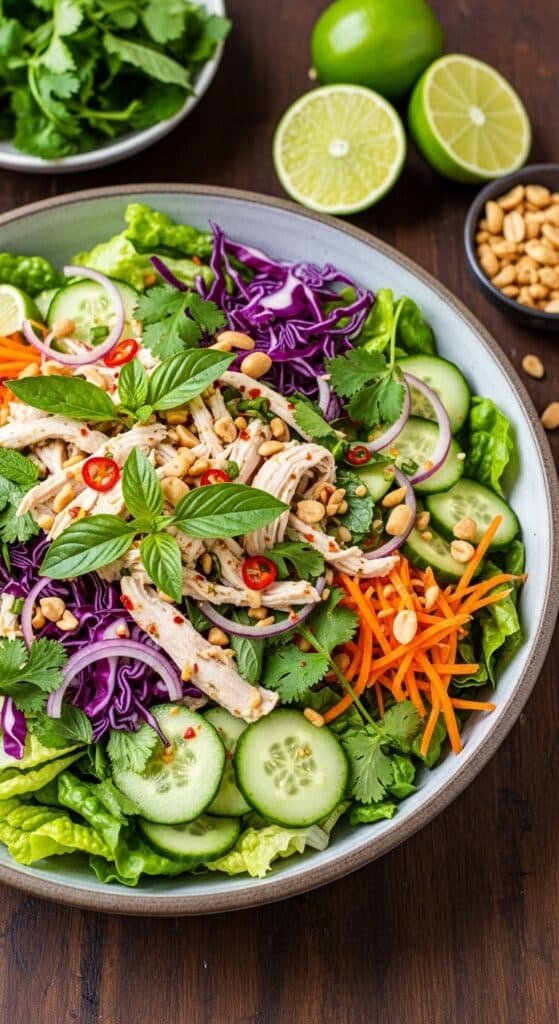 Chilled Thai Chicken & Herb Salad