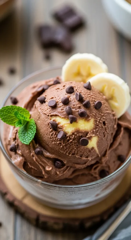 Chocolate Banana Ice Cream (Nice Cream)