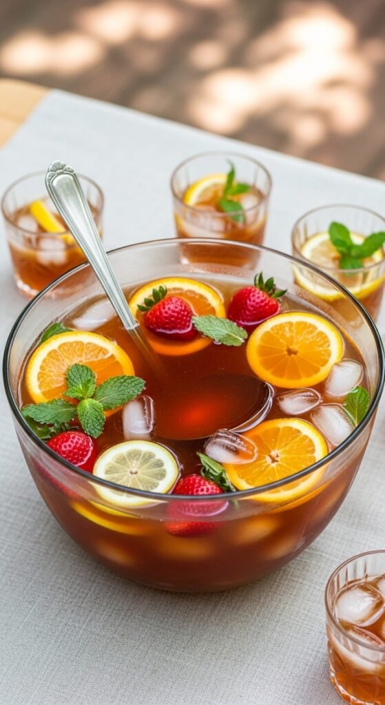 Classic Southern Sweet Tea Punch