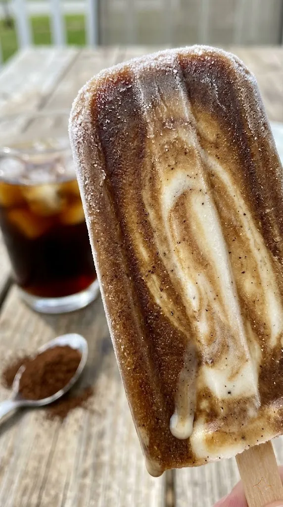 Cold Brew Coffee Yogurt Popsicles