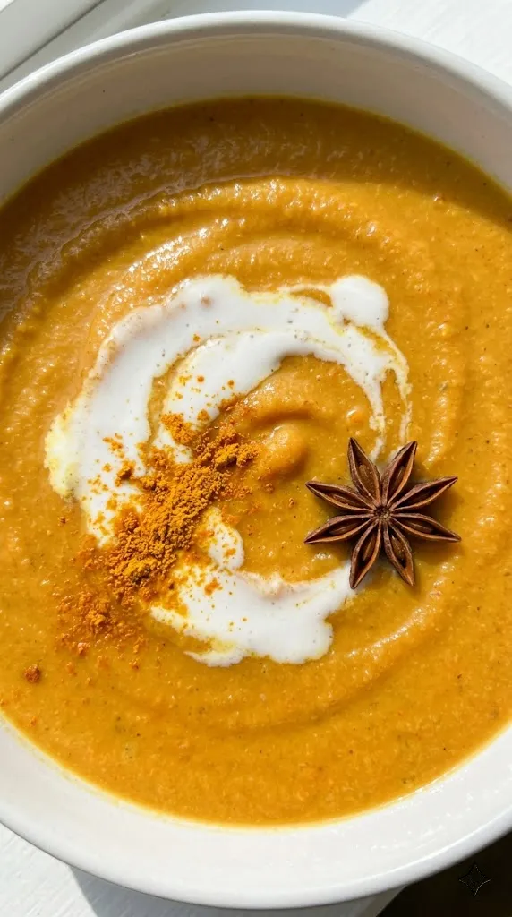 Cold Curry Coconut & Carrot Soup