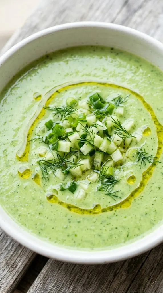 Cool as a Cucumber Green Gazpacho