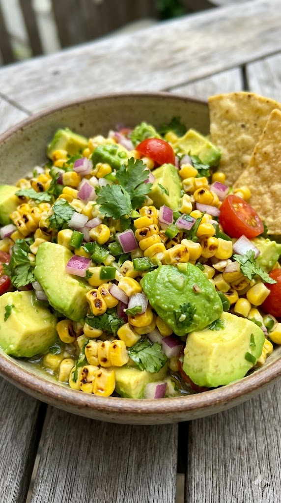 Creamy Avocado and Grilled Corn Salsa