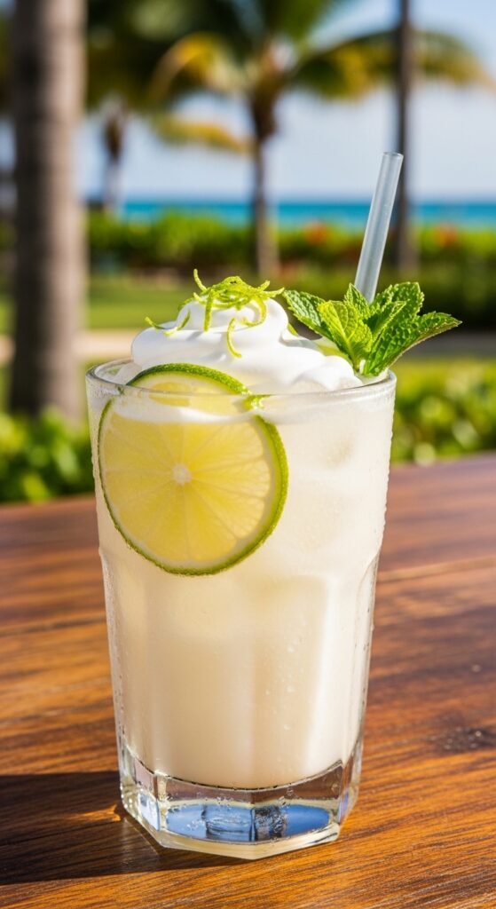Creamy Coconut Lime Cooler (The Skinny Colada)