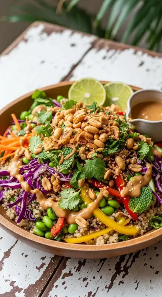 Crunchy Thai-Inspired Quinoa Salad