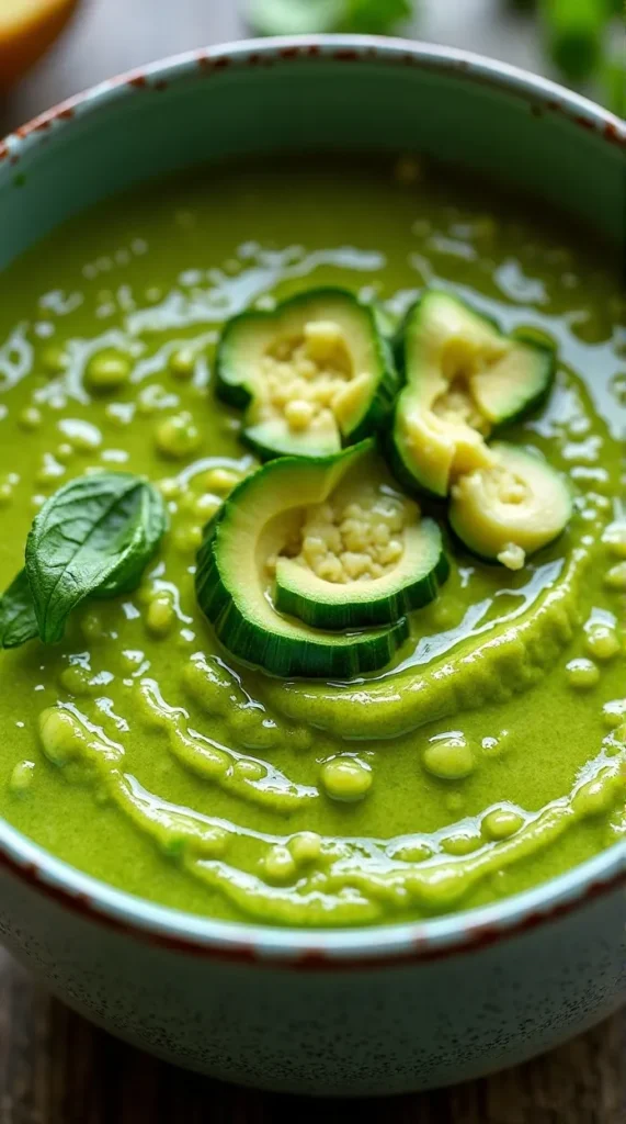 Cucumber and Avocado No-Cook Gazpacho