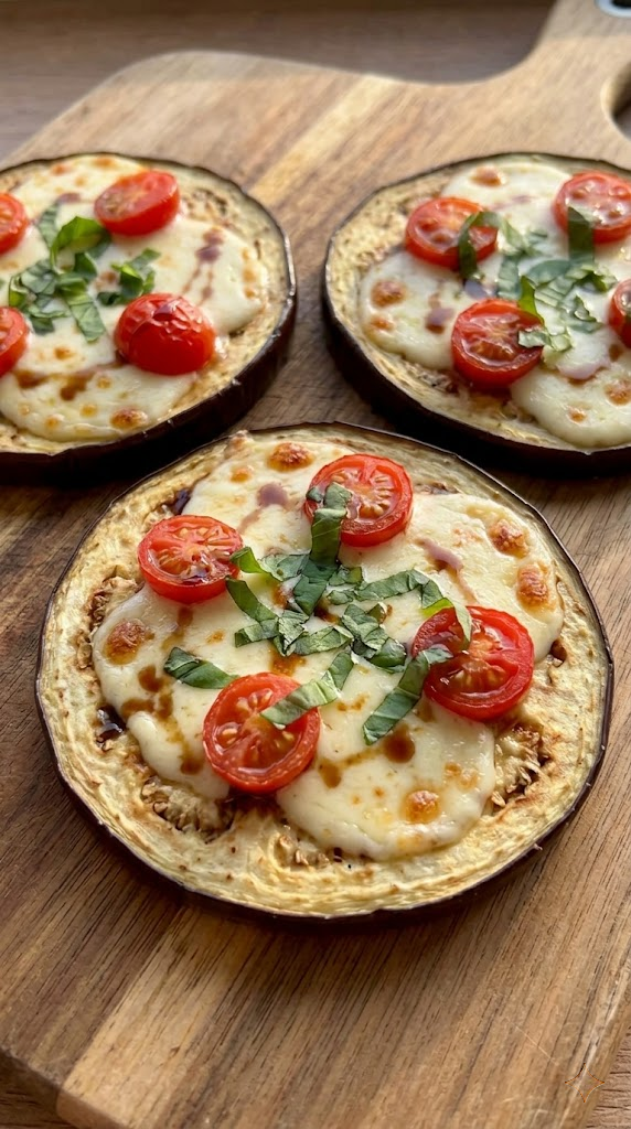 Fast & Fresh Summer Eggplant Pizzas