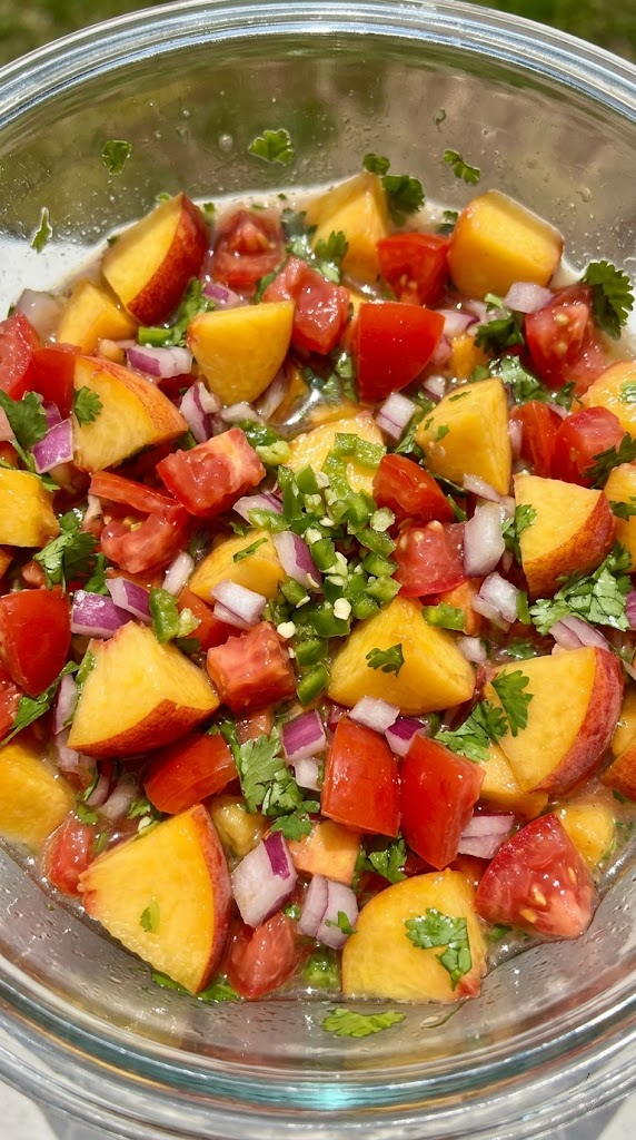 Fiery Habanero-Peach Salsa