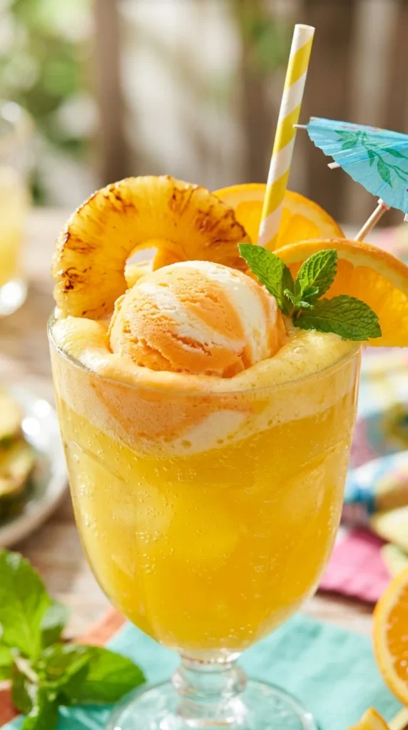 Fizzy Pineapple-Orange Sunshine Swirl