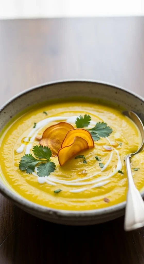 Golden Beet & Turmeric Chilled Soup