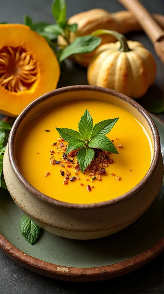 Golden Summer Squash & Turmeric Soup